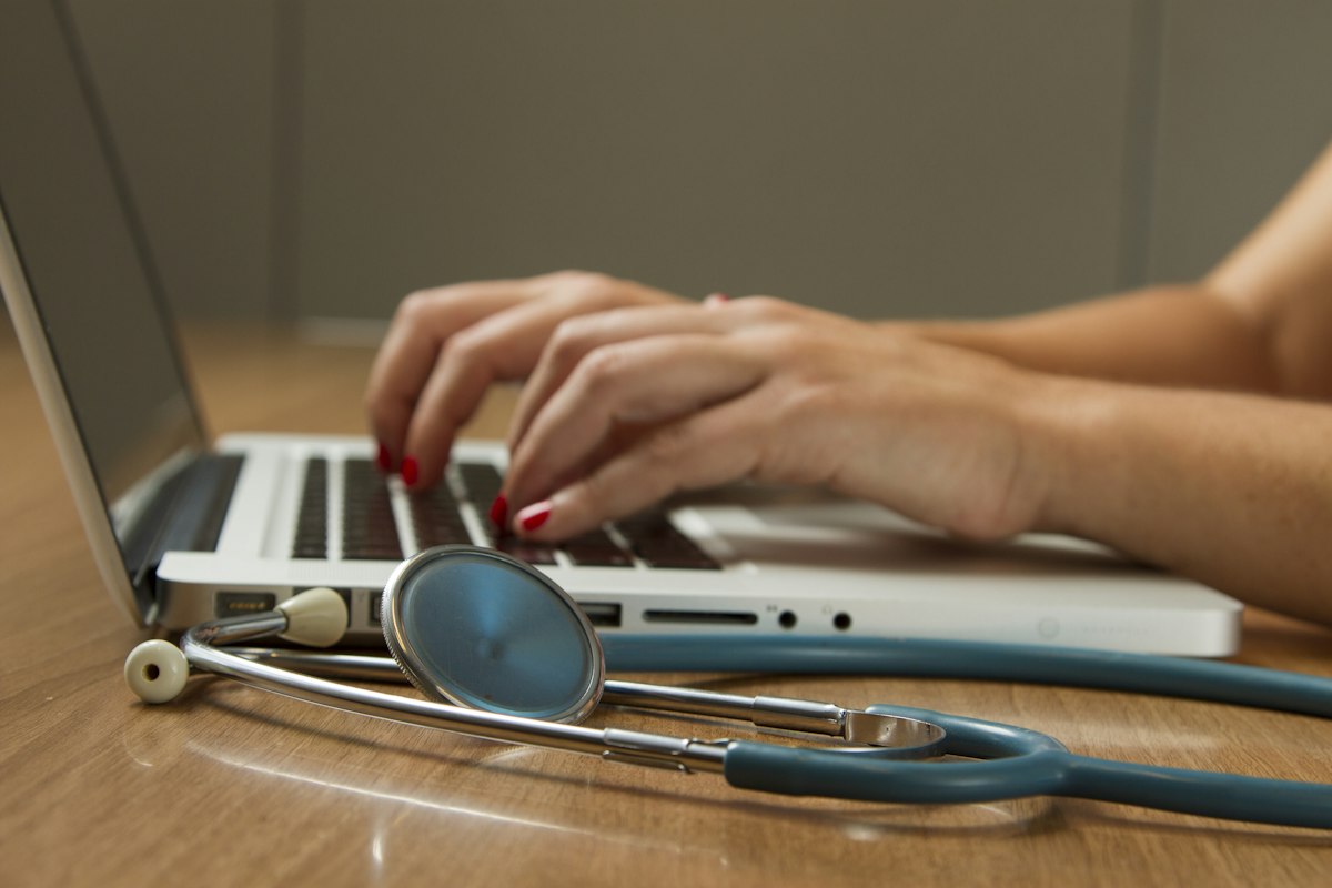 Doctor using CareConnect telehealth dashboard